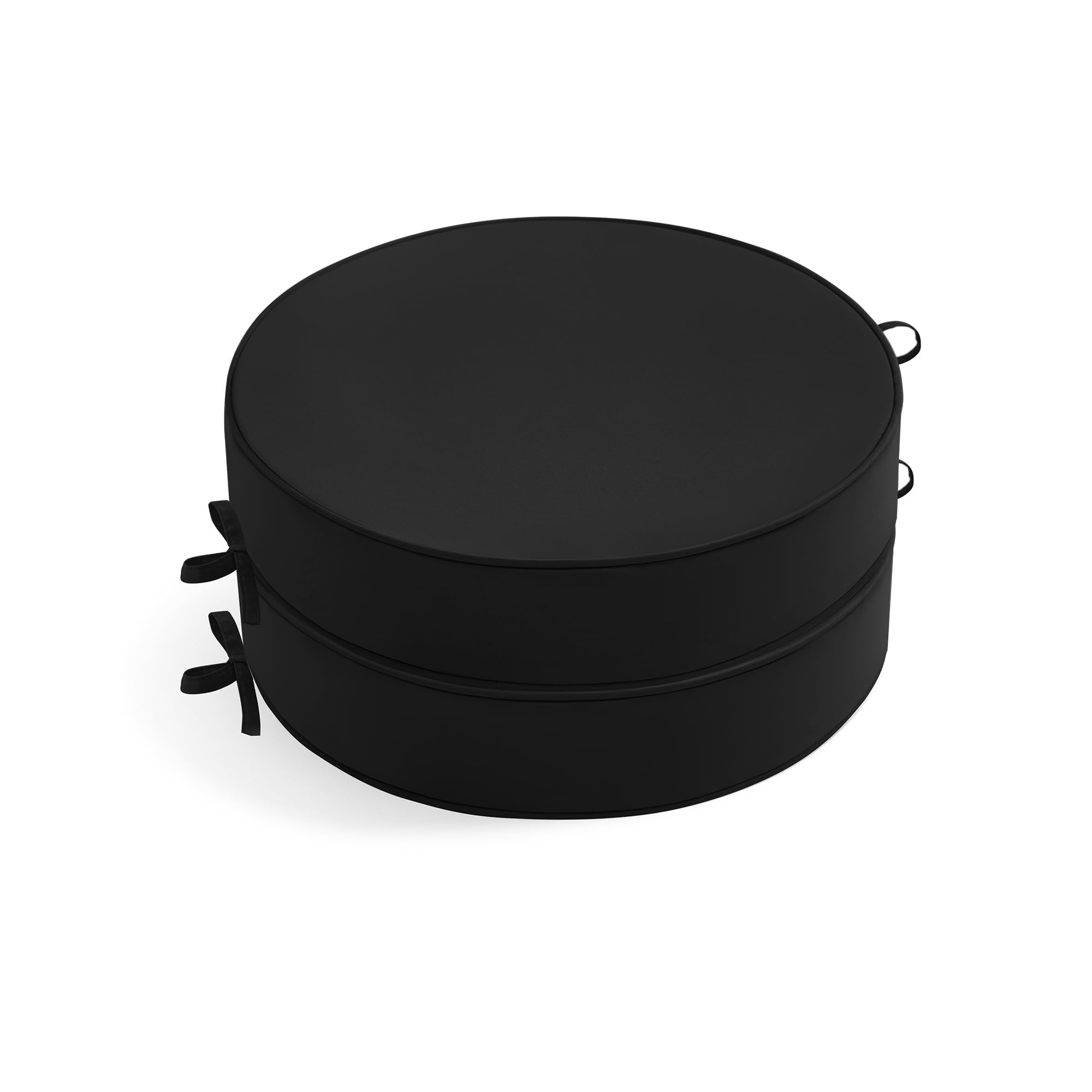 Outdoor Chair Cushions Set of 4: Waterproof & Fade Resistant Patio Furniture Cushions - 17 x 16 x 2 Inch Non Slip Round Corner Seat Cushion Pads with Removable Cover for Garden Yard Lawn, Navy Blue